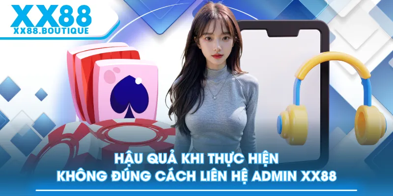 Hậu quả khi thực hiện không đúng cách liên hệ admin XX88